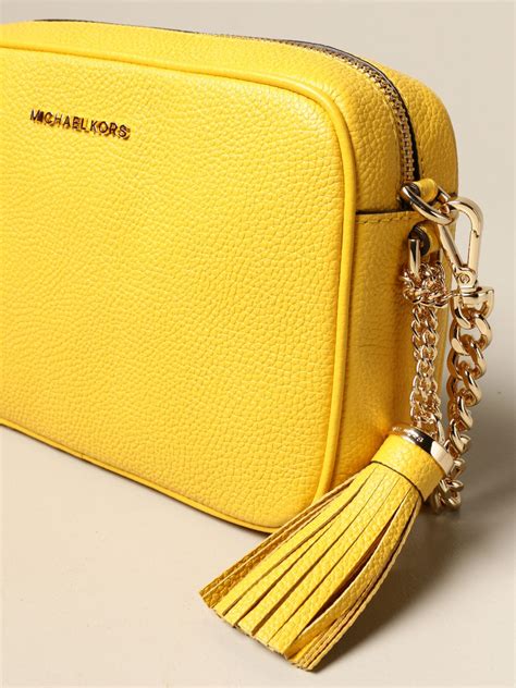 michael kors vintage yellow wallet|michael kors yellow crossbody.